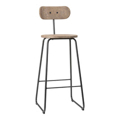 Earth Bar Stool w/ Backrest