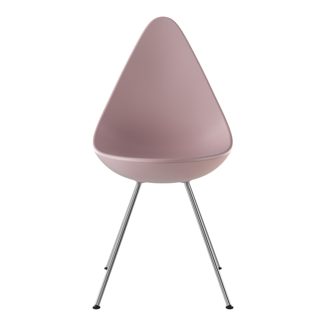 Drop Chair - Plastic - Deep Clay / Warm Graphite / w/o Felt Glides