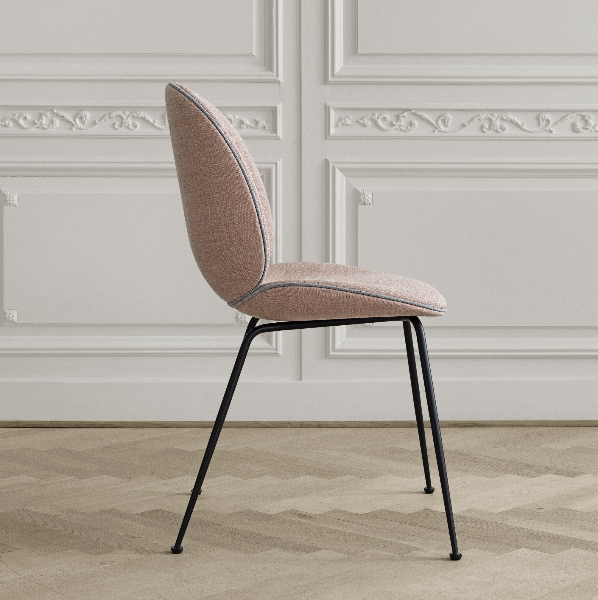 Beetle Dining Chair - Conic Base - Fully Upholstered