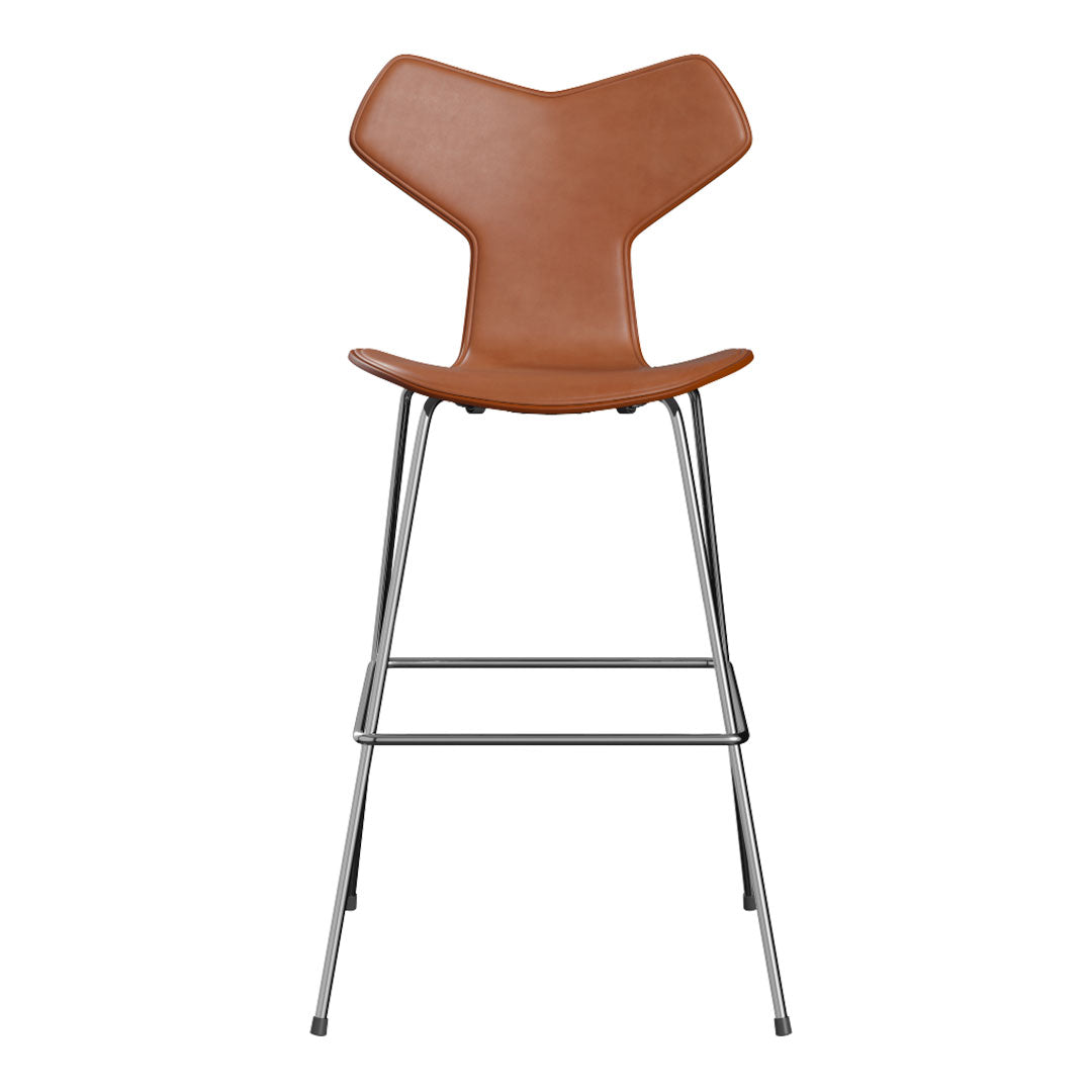 Grand Prix Bar Chair 3139 - Colored Ash - Front Upholstered