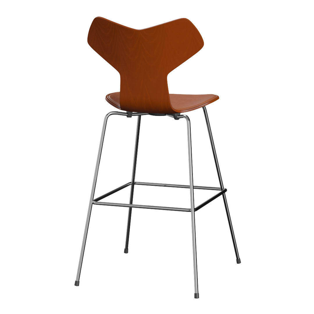 Grand Prix Bar Chair 3139 - Colored Ash - Front Upholstered