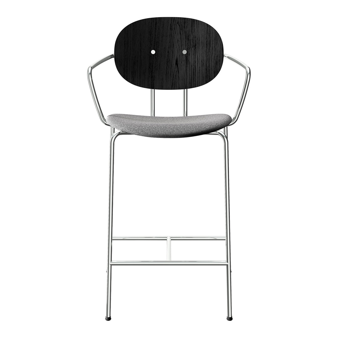 Piet Hein Counter Chair w/ Armrest - Seat Upholstered