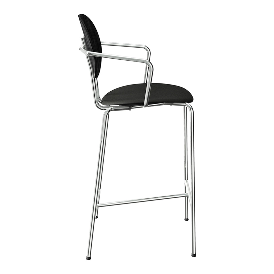 Piet Hein Counter Chair w/ Armrest - Seat Upholstered