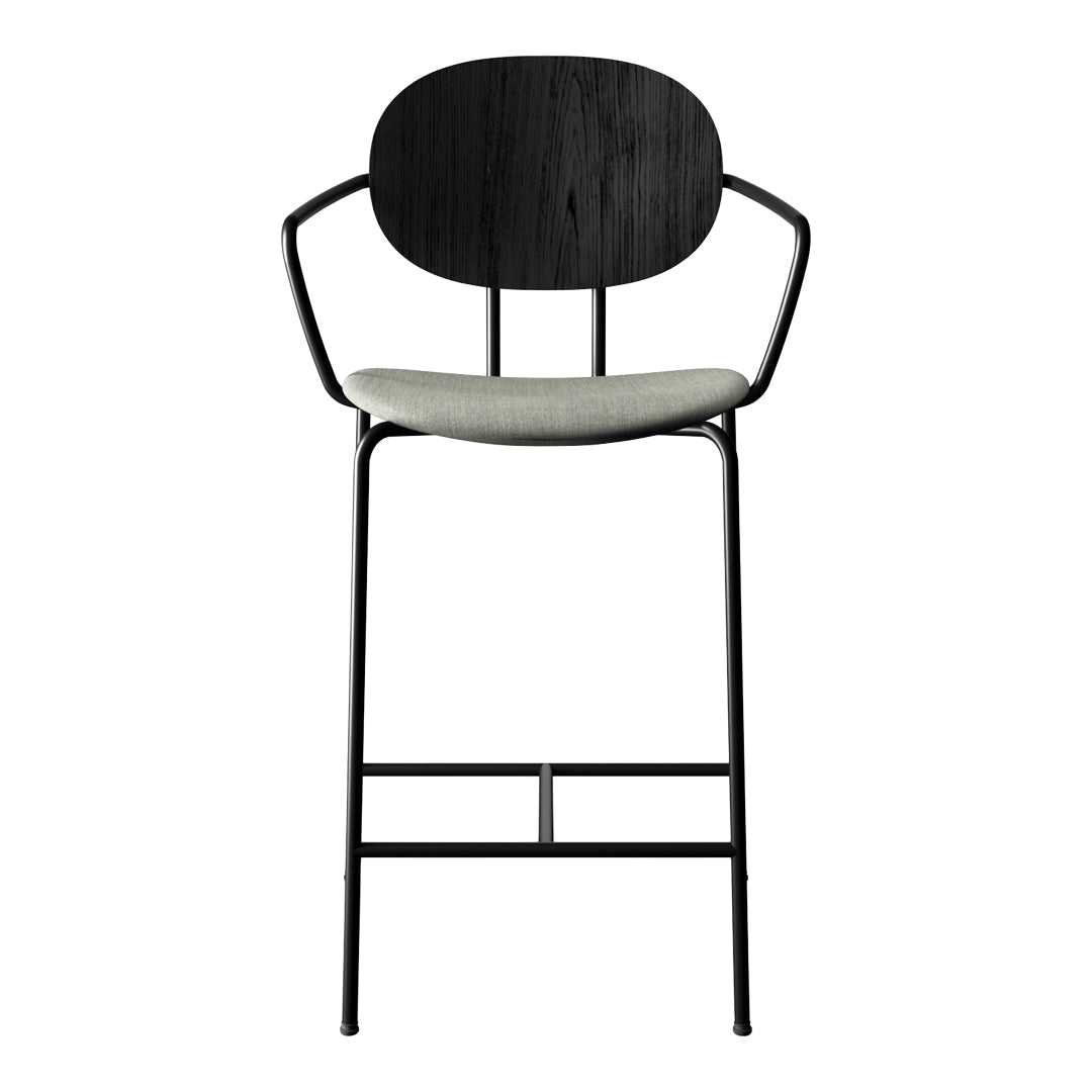 Piet Hein Counter Chair w/ Armrest - Seat Upholstered