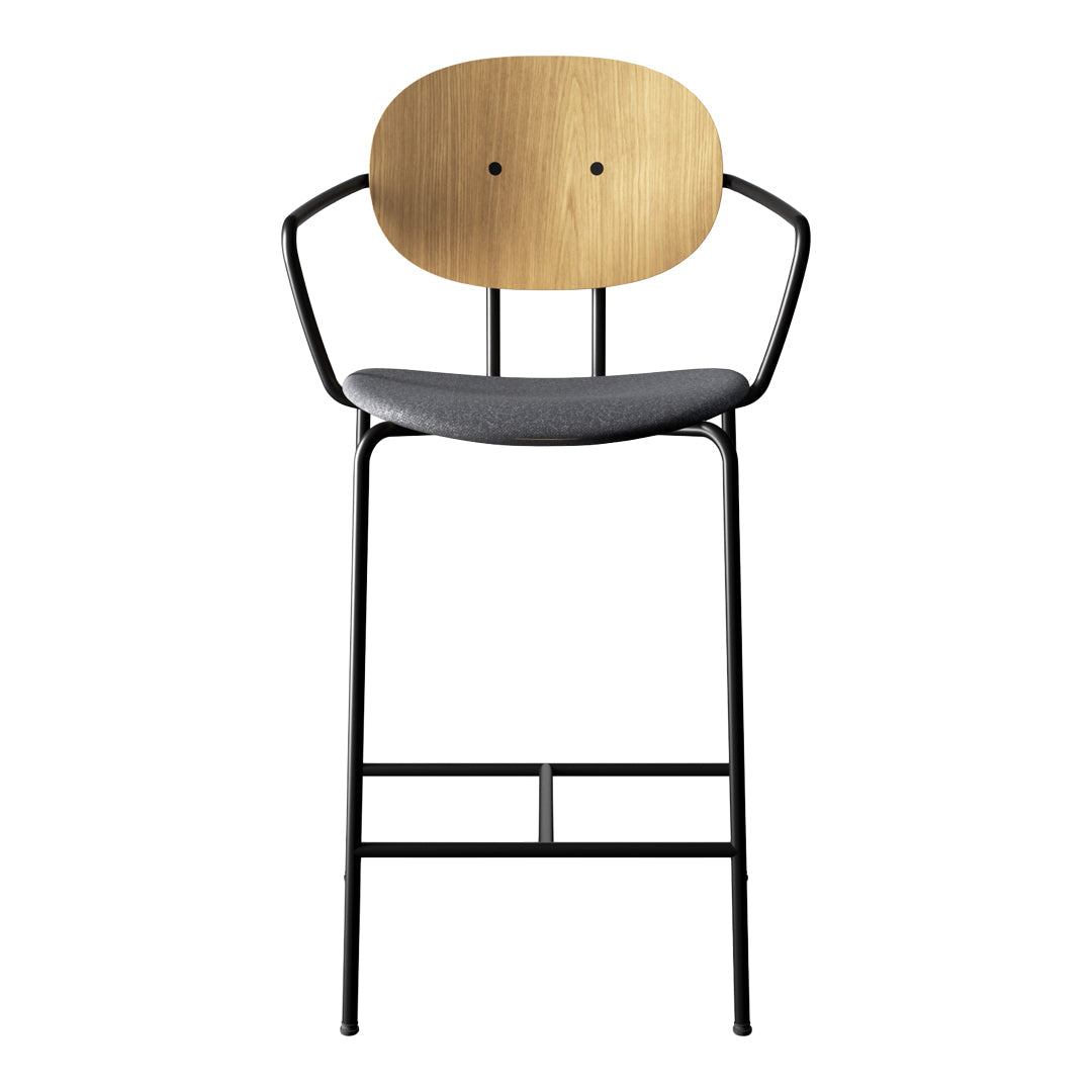 Piet Hein Counter Chair w/ Armrest - Seat Upholstered