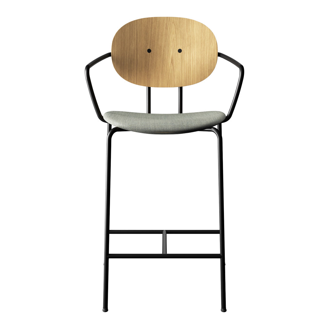 Piet Hein Counter Chair w/ Armrest - Seat Upholstered