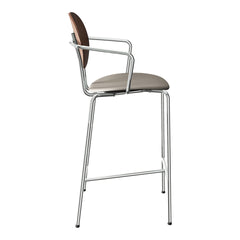 Piet Hein Counter Chair w/ Armrest - Seat Upholstered