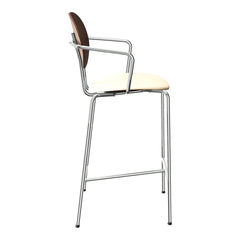 Piet Hein Counter Chair w/ Armrest - Seat Upholstered