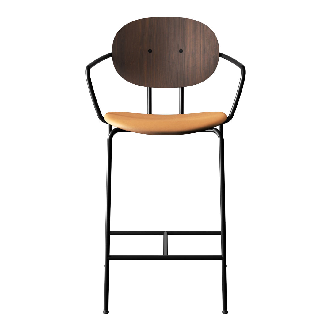 Piet Hein Counter Chair w/ Armrest - Seat Upholstered