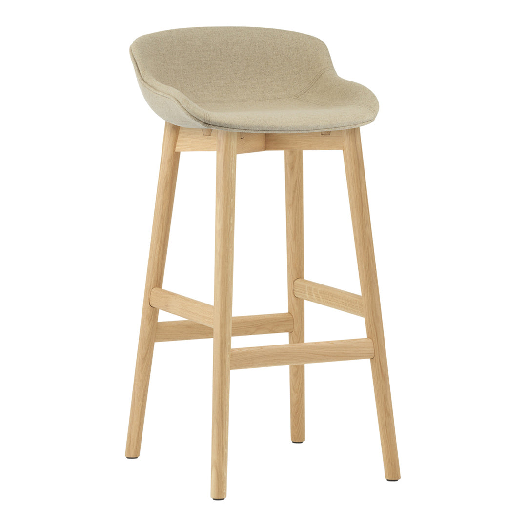 Hyg Bar Stool - Full Upholstery / Wood Base