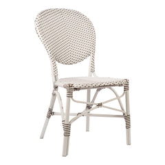 Isabell Side Chair - AluRattan Outdoor - Stackable