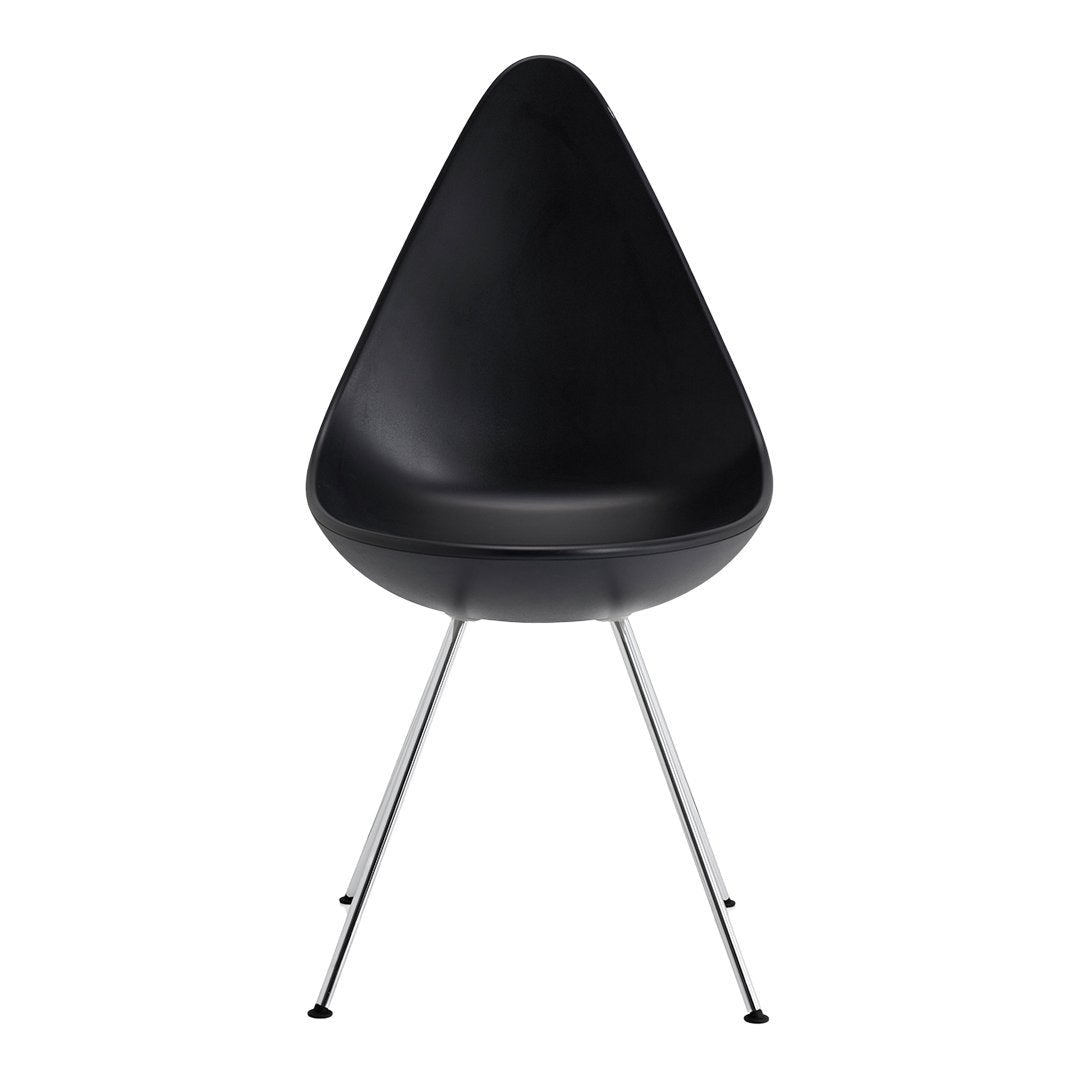 Drop Chair - Plastic - Deep Clay / Warm Graphite / w/o Felt Glides