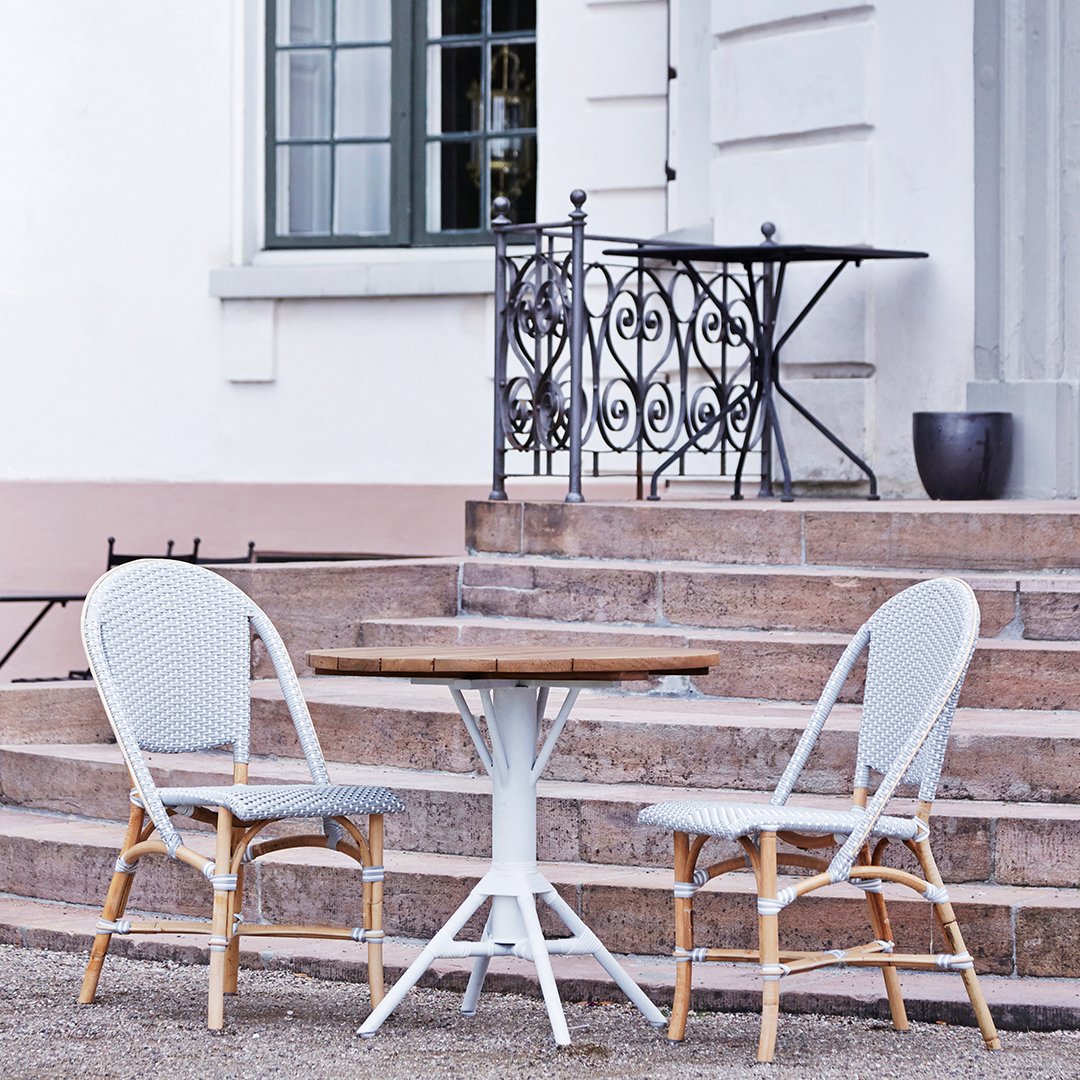 Nicole Round Cafe Table - Teak