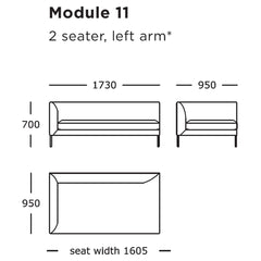 Blade Modular Sofa (Modules 9-16)