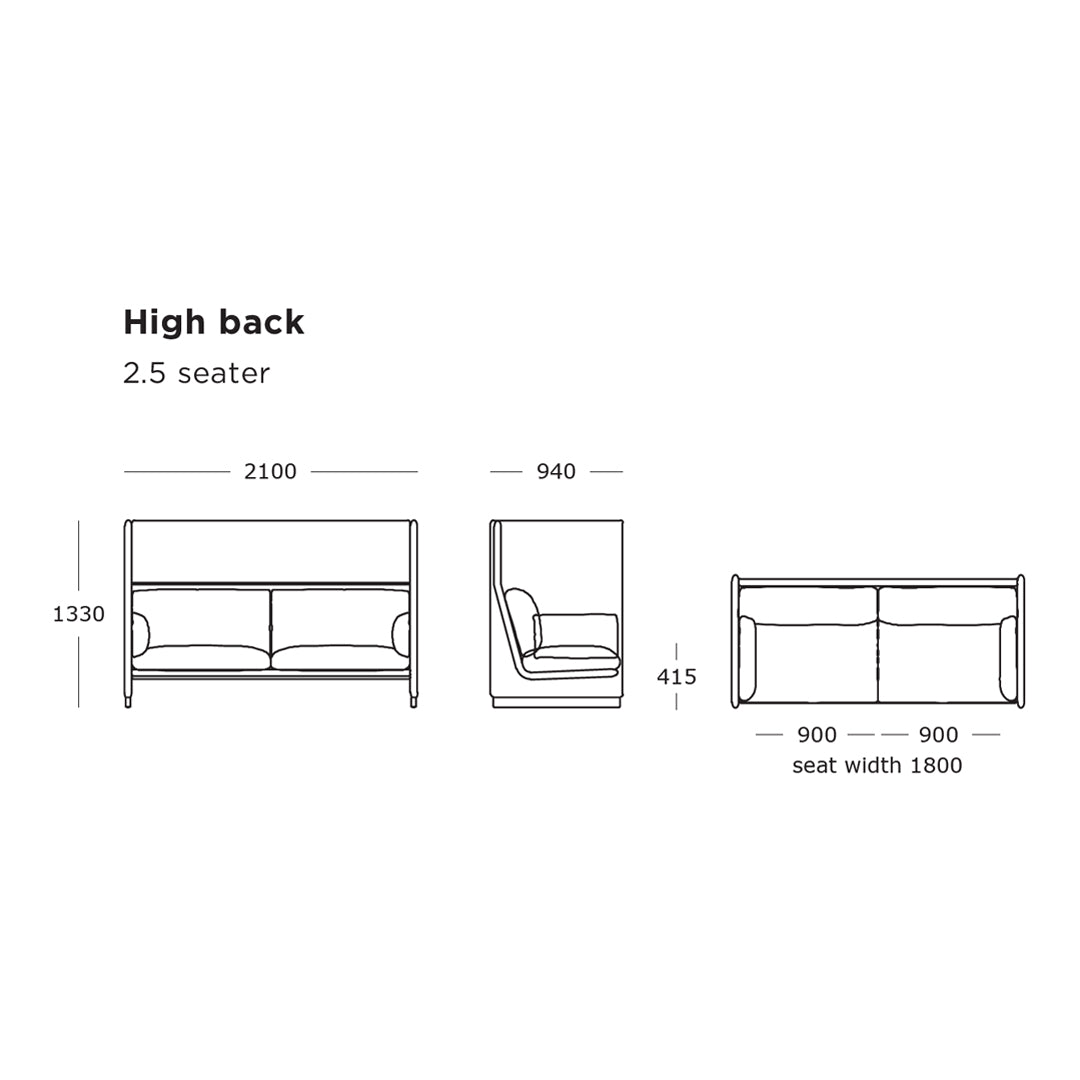 Case Sofa - High Back