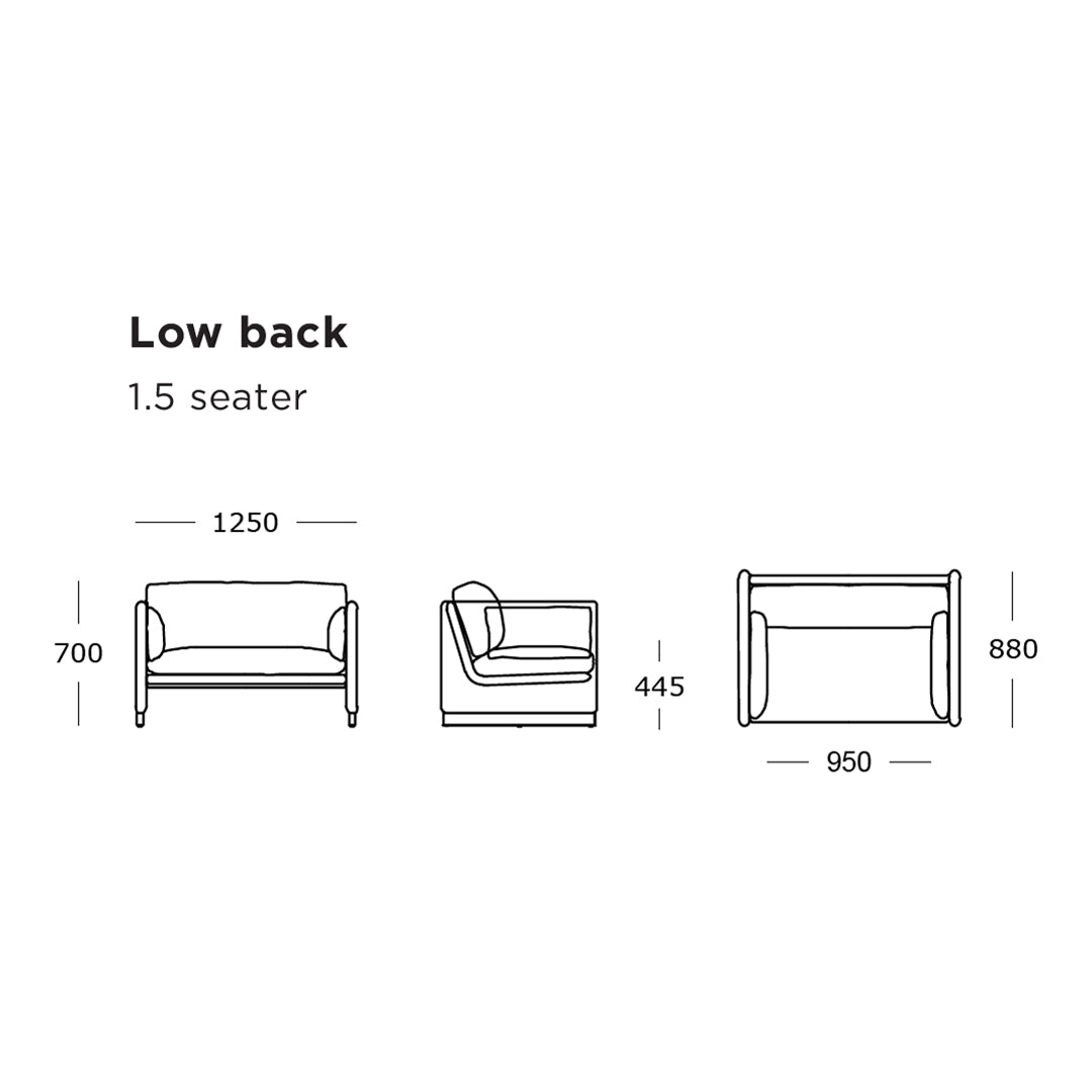 Case Lounge Chair - Low Back