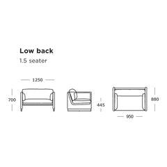 Case Lounge Chair - Low Back