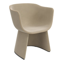 Monolit Lounge Chair w/ Leather Piping