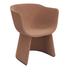 Monolit Lounge Chair w/ Leather Piping