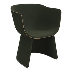 Monolit Lounge Chair w/ Leather Piping