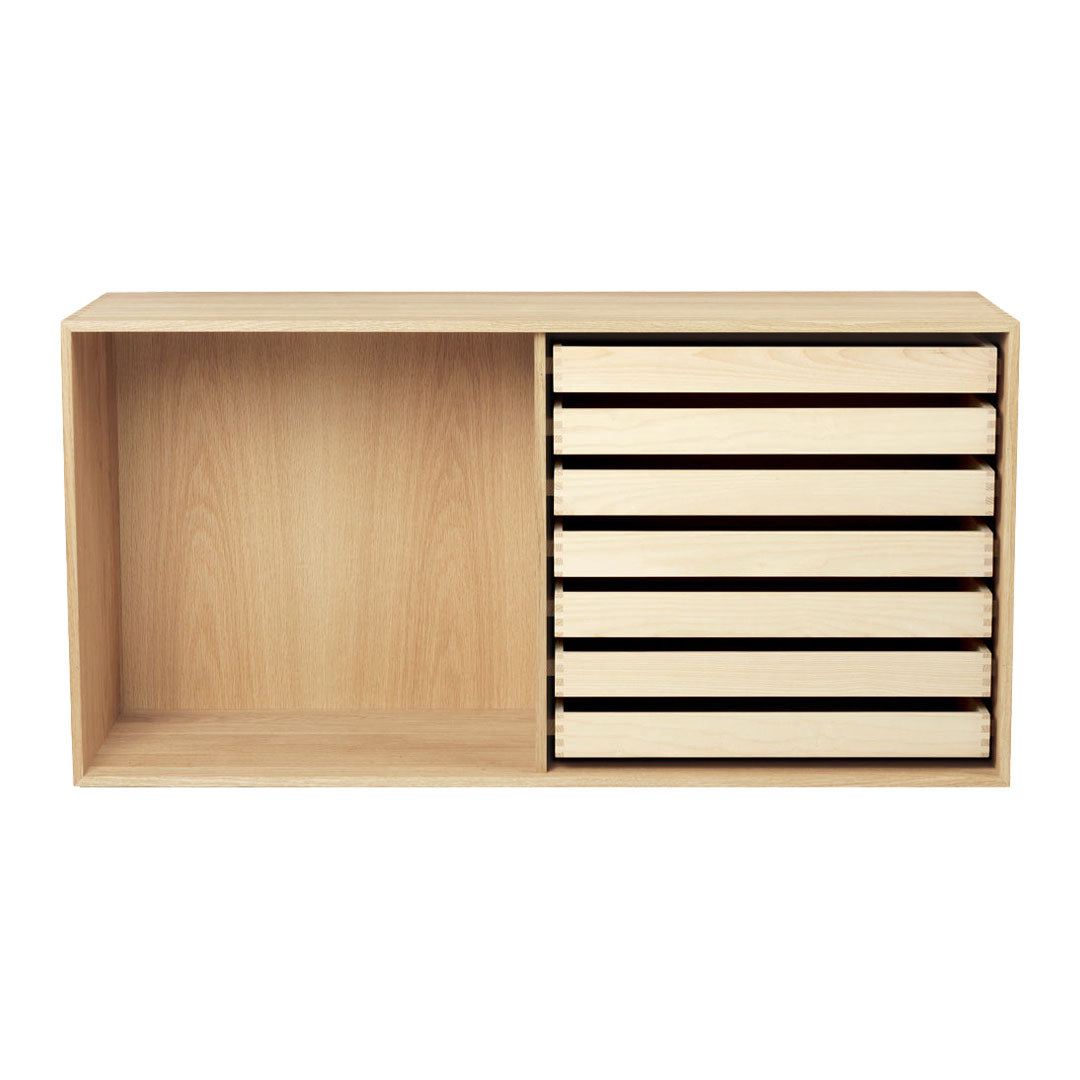 FK632110 Deep Bookcase w/ 7 Trays