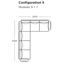 Hang Modular Sofa (Modules 1-8)