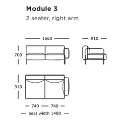 Hang Modular Sofa (Modules 1-8)