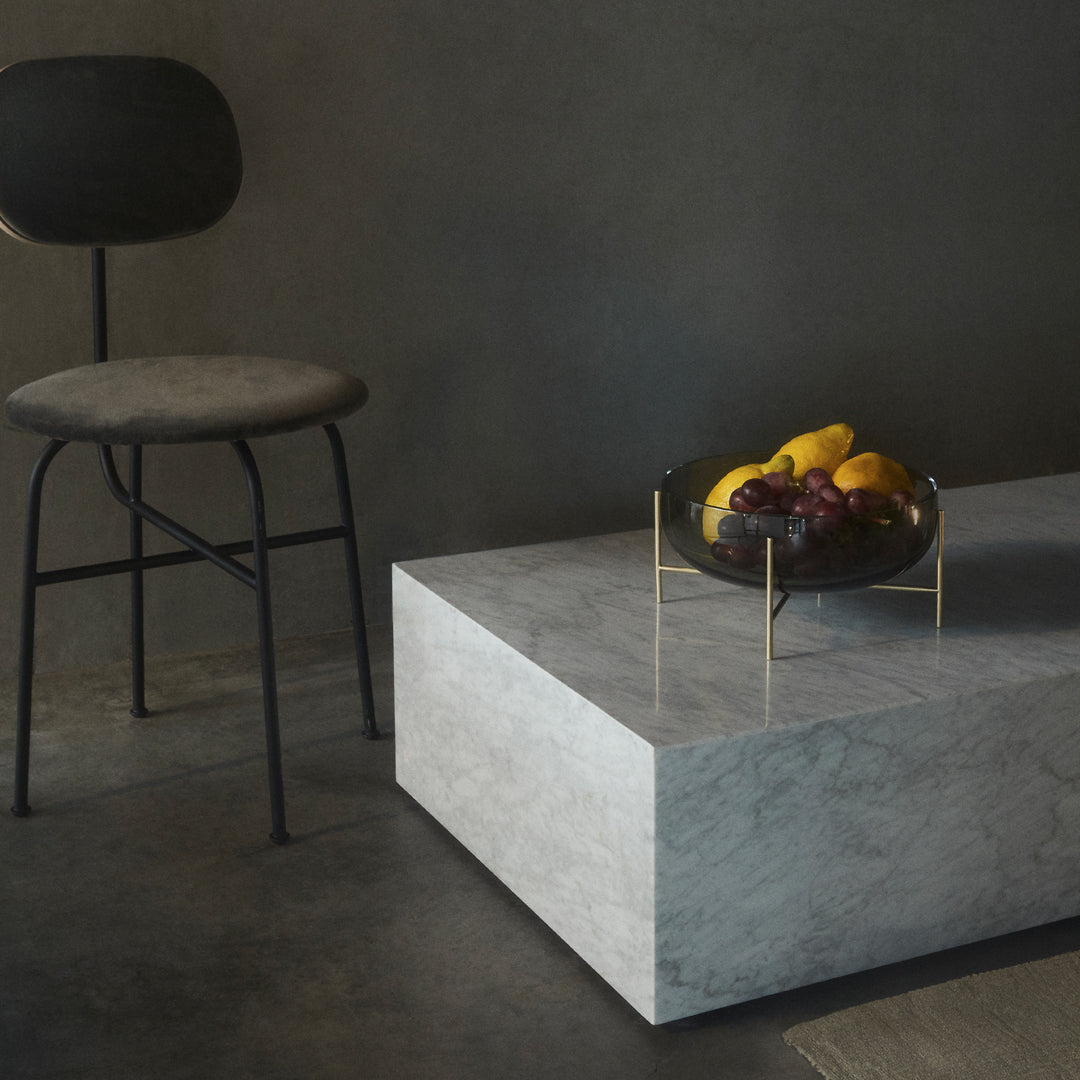 Marble Plinth Coffee Table - Low