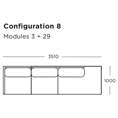 Maho Modular Sofa (Modules 29-32)