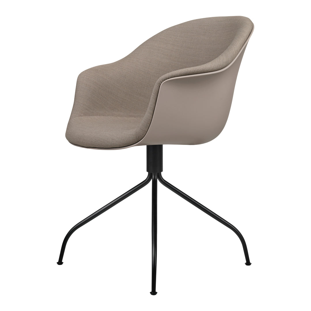 Bat Meeting Chair - Swivel Base - Front Upholstered