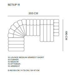 Studio Modular Sofa - Setup 11