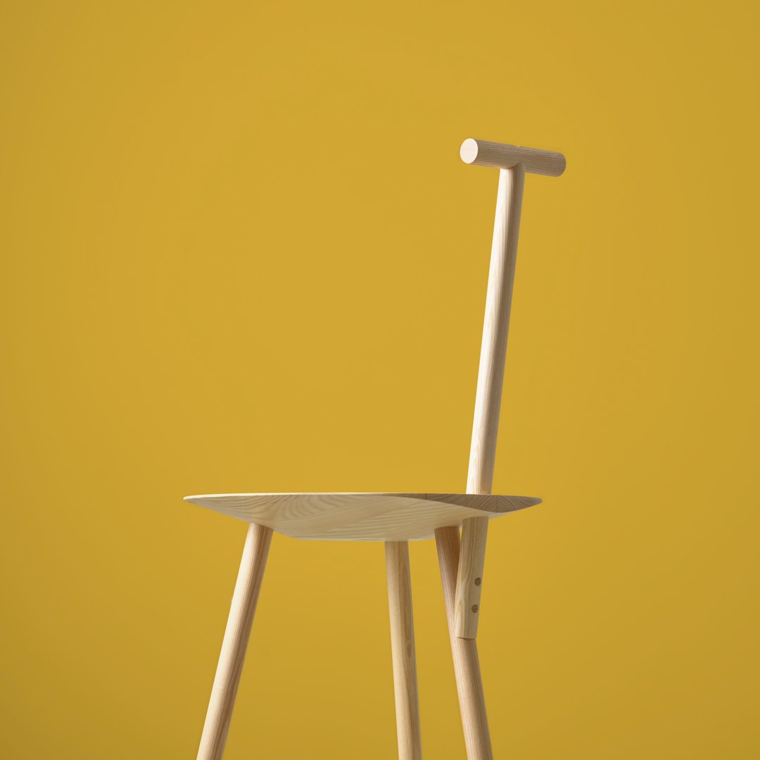 Please Wait To Be Seated Spade Chair by Faye Toogood | Danish 