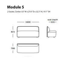 Panorama Dine Sofa (Modules 1-5)