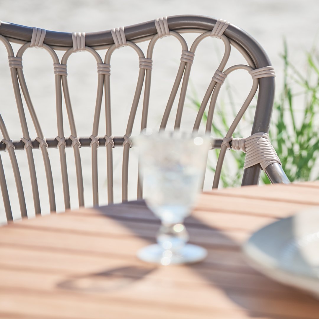 Nicole Round Cafe Table - Teak