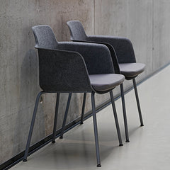 Tono Armchair - Upholstered Seat - 4-Legs