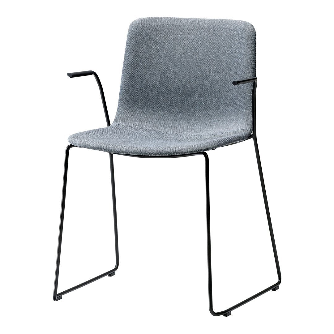 Pato Armchair - Sledge Base, Fully Upholstered - Stackable