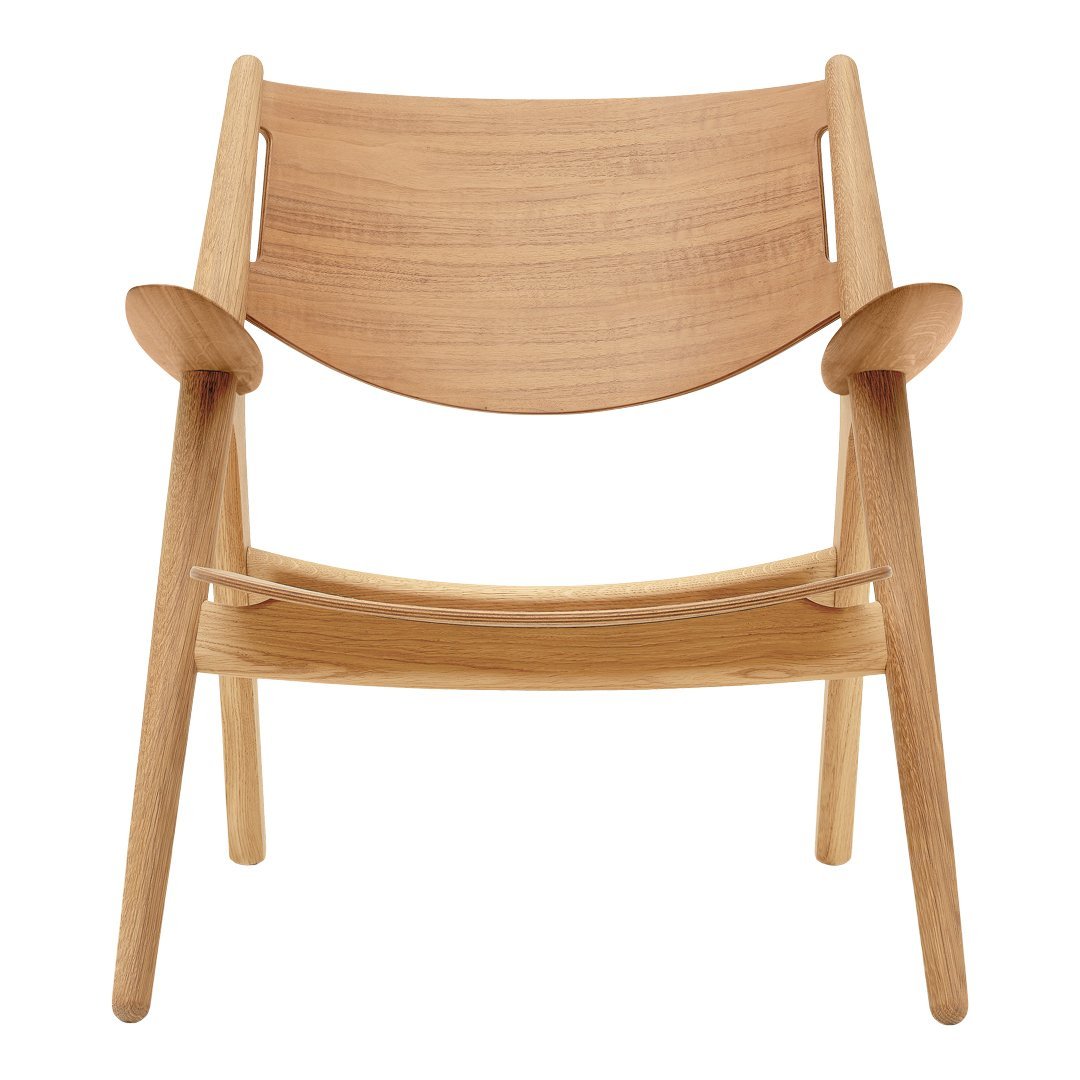 CH28T Sawhorse Lounge Chair - All Wood