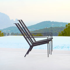 Edge Outdoor Highback Chair - Stackable