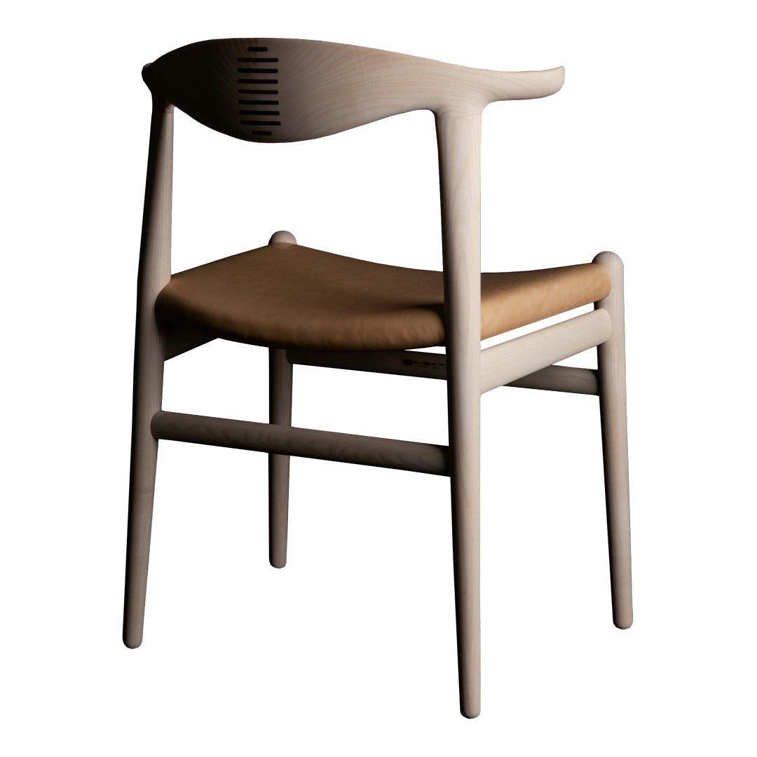 Wegner PP505 Cow Horn Chair - Upholstered