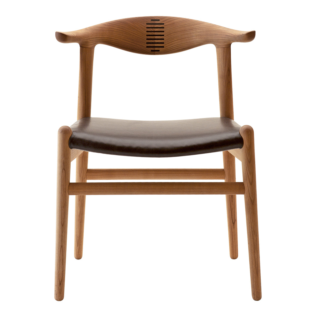 Wegner PP505 Cow Horn Chair - Upholstered